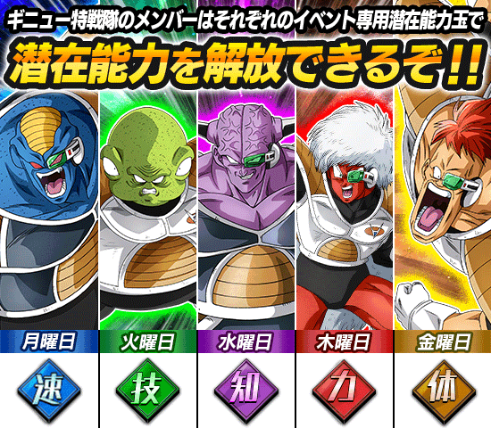 News - 【全開放】ギニュー特戦隊の スペシャルトレーニング