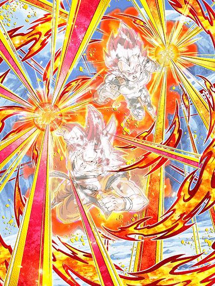 超サイヤ人ゴッド孫悟空
&超サイヤ人ゴッドベジータ