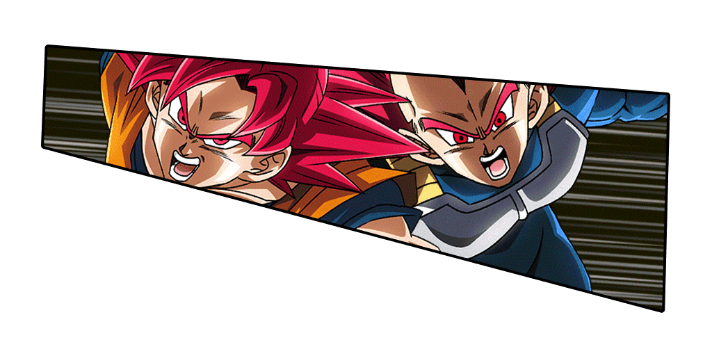 超サイヤ人ゴッド孫悟空
&超サイヤ人ゴッドベジータ