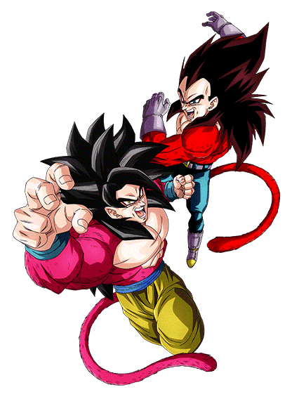 超サイヤ人4孫悟空&超サイヤ人4ベジータ