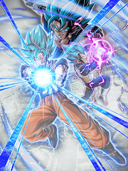 超サイヤ人ゴッドSS孫悟空+超サイヤ人ゴッドSSベジータ