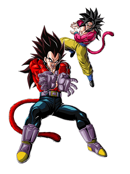 超サイヤ人4ベジータ+超サイヤ人4孫悟空