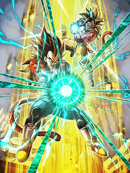 超サイヤ人4ベジータ+超サイヤ人4孫悟空