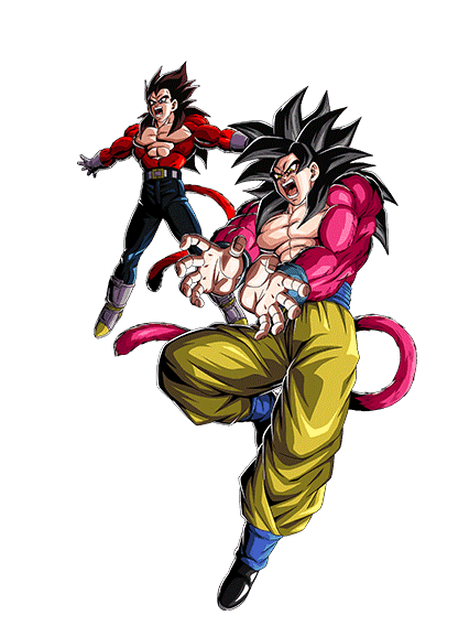 超サイヤ人4孫悟空+超サイヤ人4ベジータ