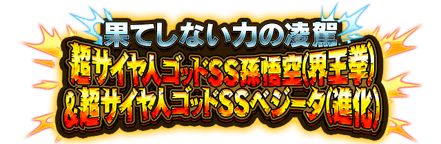 超サイヤ人ゴッドSS孫悟空(界王拳)&超サイヤ人ゴッドSSベジータ(進化)